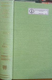 Image of Ancient Indian Tradition and Mythology Series Vol. 2 (Puranas in Translation) : The Siva Purana Part II